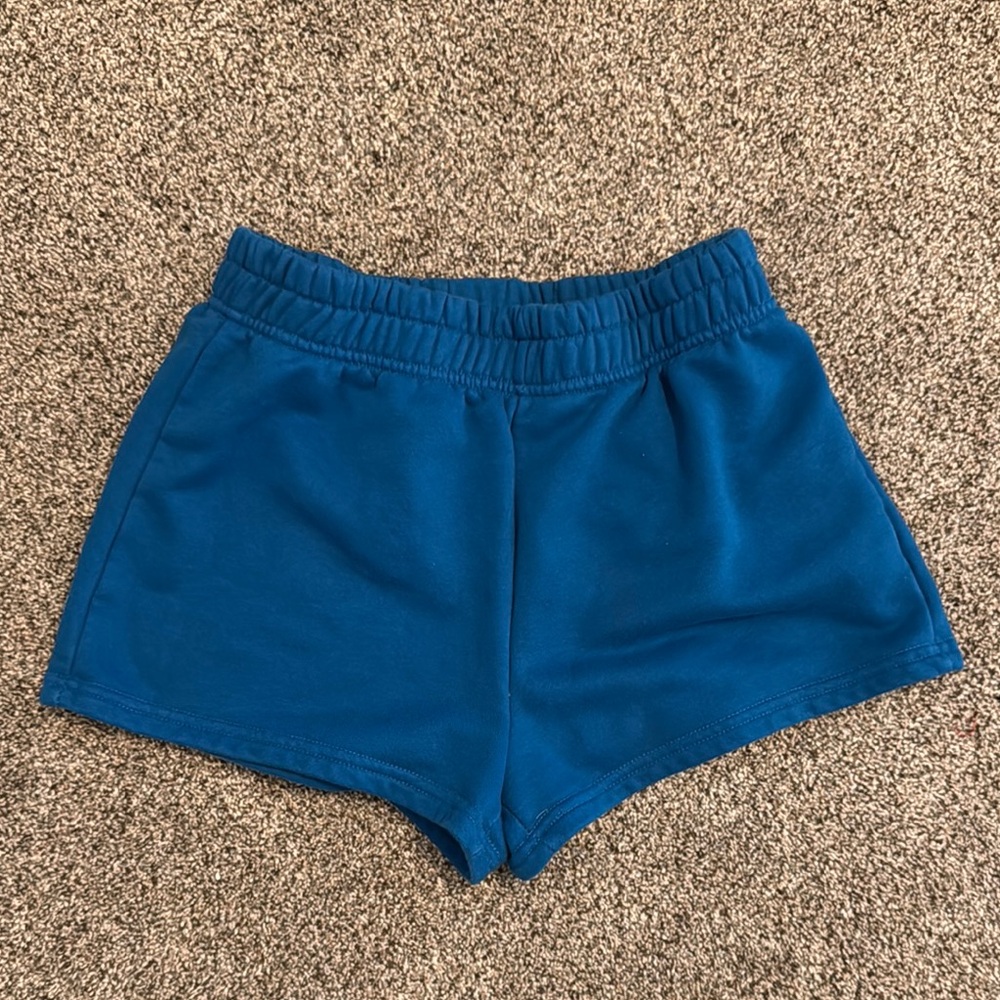 SHEIN Women's Athletic Blue Shorts